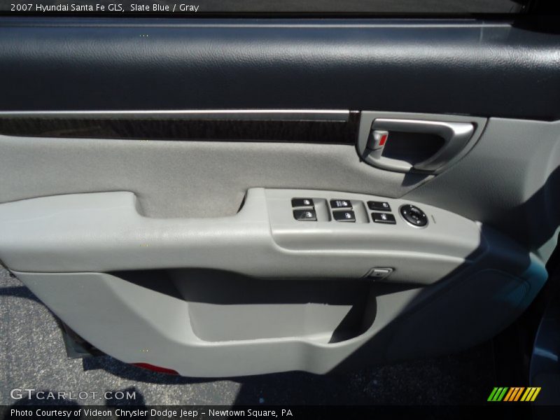 Slate Blue / Gray 2007 Hyundai Santa Fe GLS