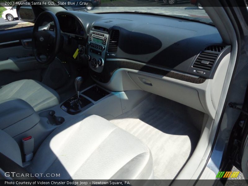 Slate Blue / Gray 2007 Hyundai Santa Fe GLS