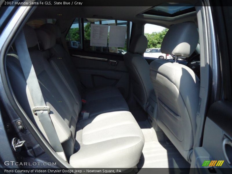 Slate Blue / Gray 2007 Hyundai Santa Fe GLS