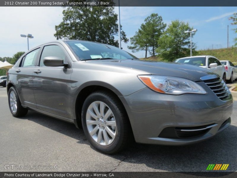 Tungsten Metallic / Black 2012 Chrysler 200 Touring Sedan