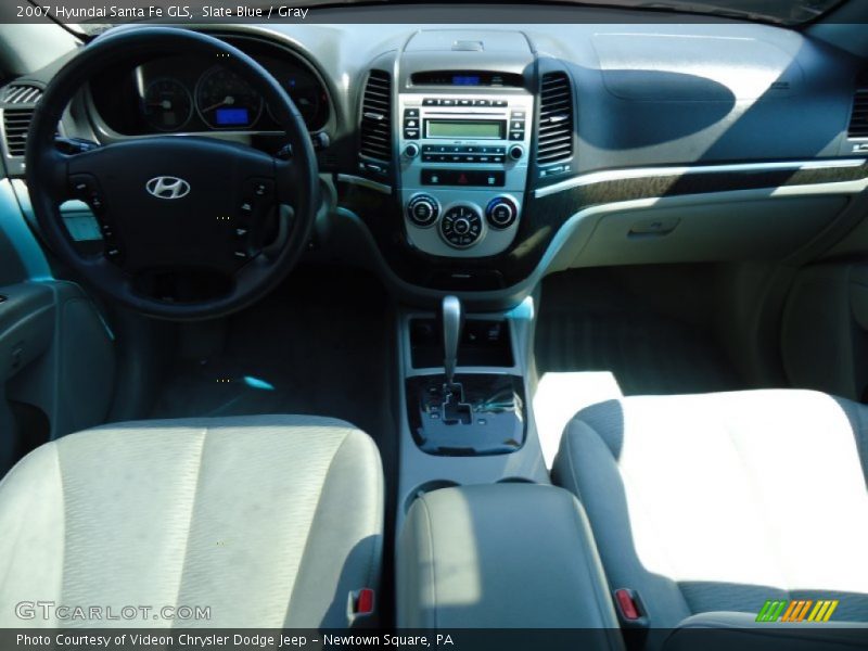 Slate Blue / Gray 2007 Hyundai Santa Fe GLS