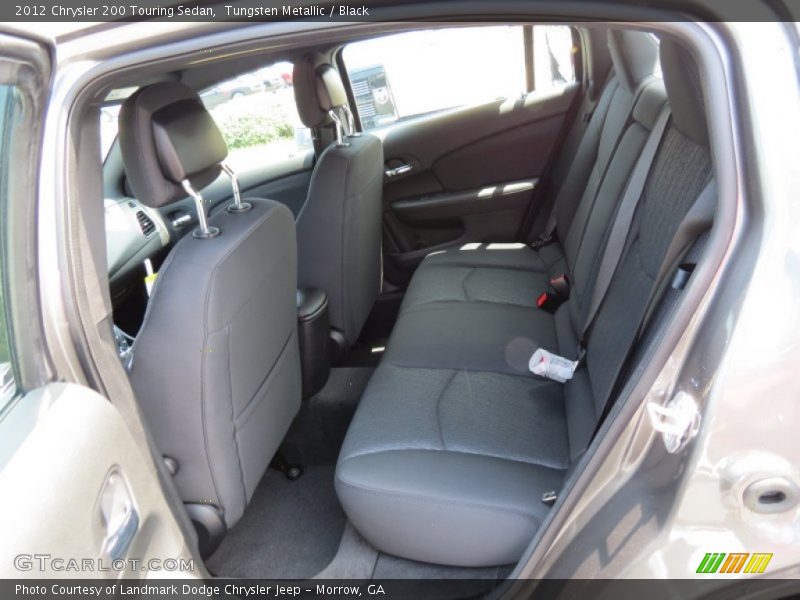 Tungsten Metallic / Black 2012 Chrysler 200 Touring Sedan