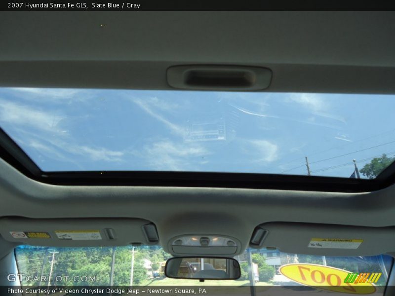 Slate Blue / Gray 2007 Hyundai Santa Fe GLS