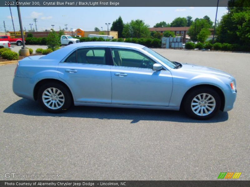 Crystal Blue Pearl / Black/Light Frost Beige 2012 Chrysler 300