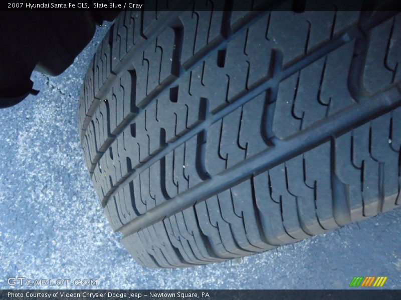 Slate Blue / Gray 2007 Hyundai Santa Fe GLS