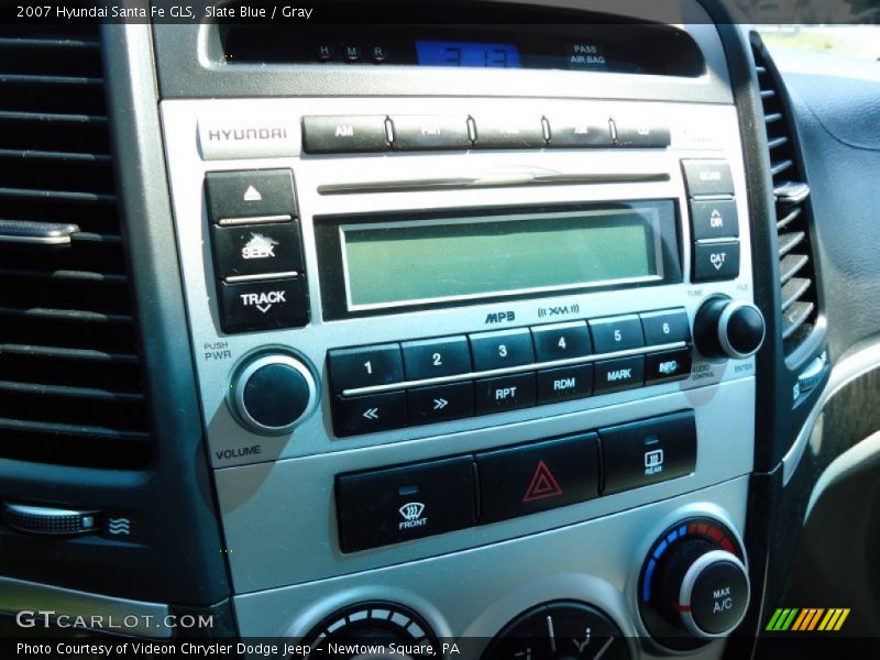 Slate Blue / Gray 2007 Hyundai Santa Fe GLS
