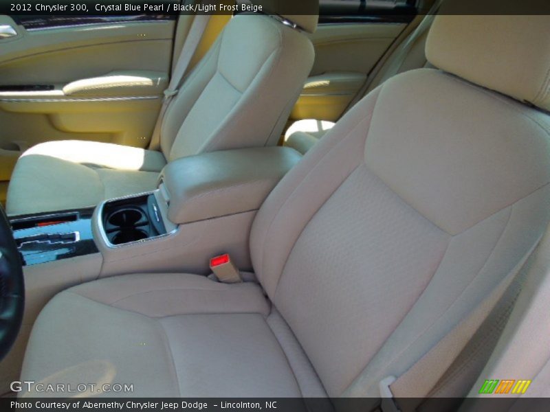 Crystal Blue Pearl / Black/Light Frost Beige 2012 Chrysler 300