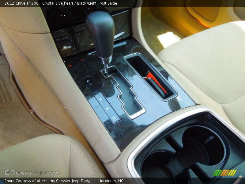 Crystal Blue Pearl / Black/Light Frost Beige 2012 Chrysler 300