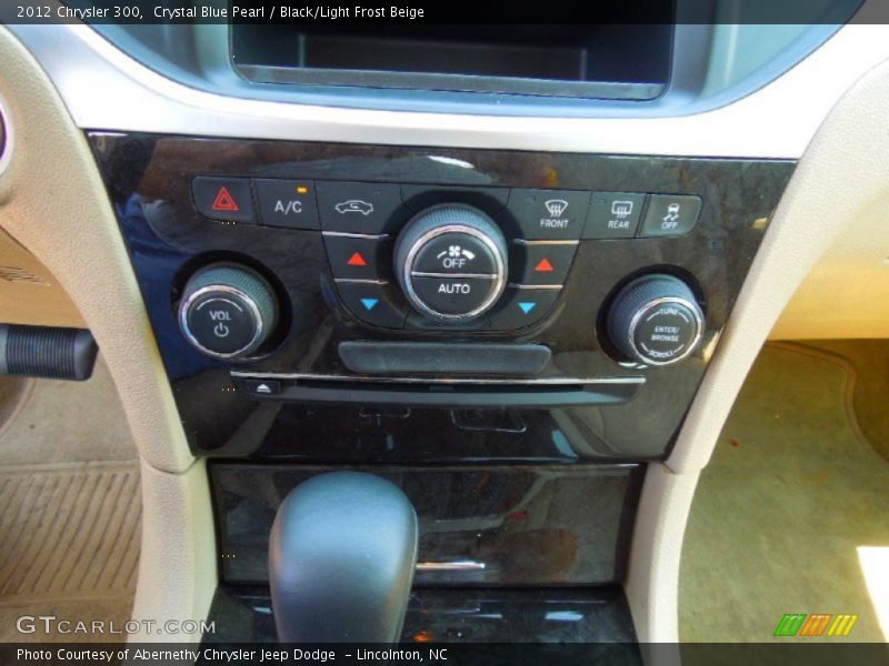 Crystal Blue Pearl / Black/Light Frost Beige 2012 Chrysler 300