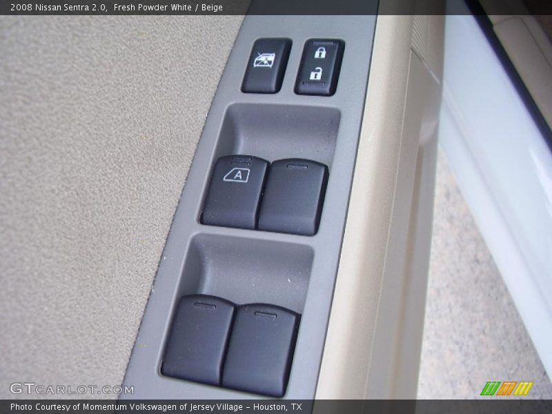 Fresh Powder White / Beige 2008 Nissan Sentra 2.0