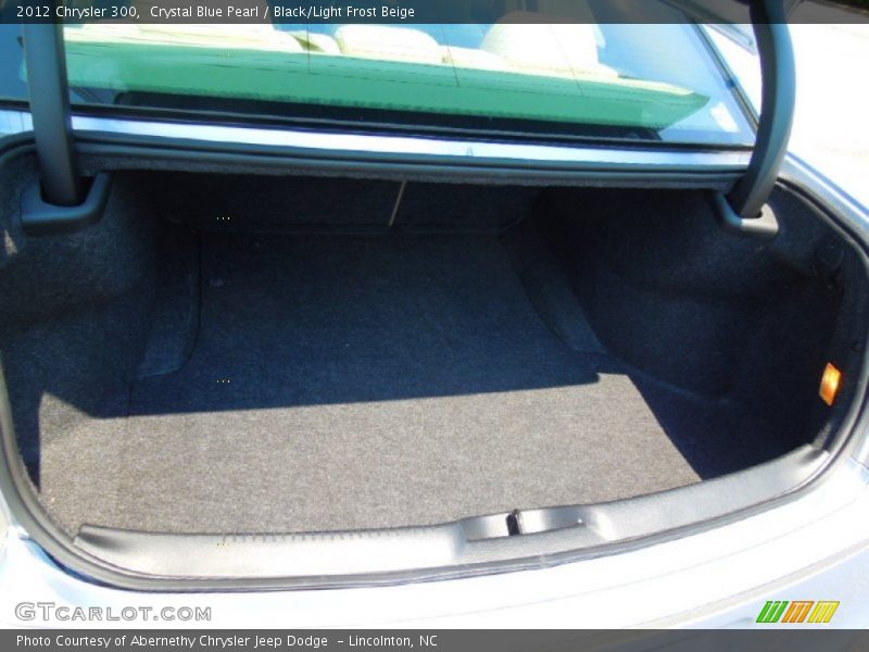 Crystal Blue Pearl / Black/Light Frost Beige 2012 Chrysler 300