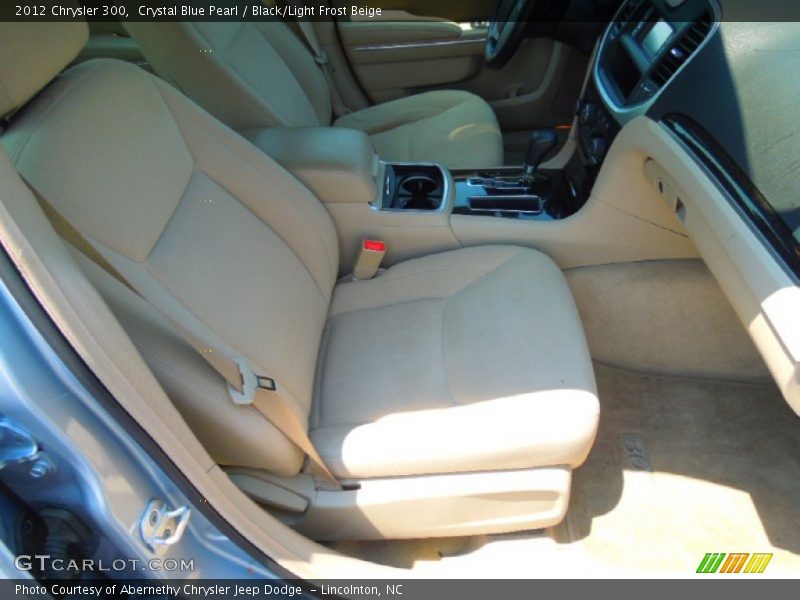 Crystal Blue Pearl / Black/Light Frost Beige 2012 Chrysler 300