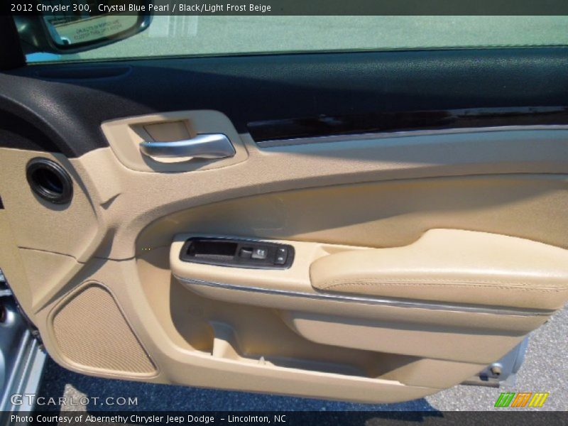 Crystal Blue Pearl / Black/Light Frost Beige 2012 Chrysler 300