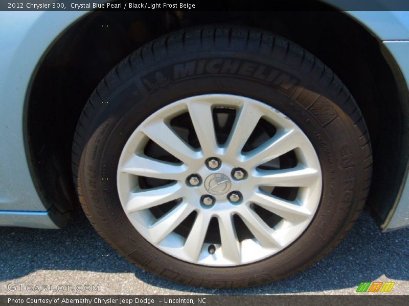 Crystal Blue Pearl / Black/Light Frost Beige 2012 Chrysler 300