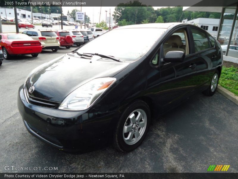 Black / Ivory/Brown 2005 Toyota Prius Hybrid