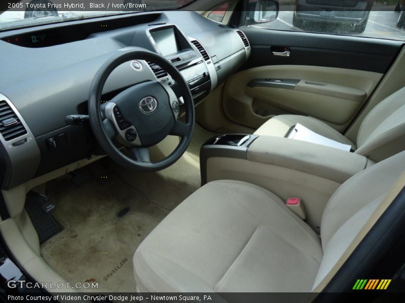 Black / Ivory/Brown 2005 Toyota Prius Hybrid