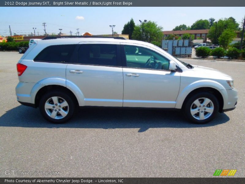 Bright Silver Metallic / Black/Light Frost Beige 2012 Dodge Journey SXT