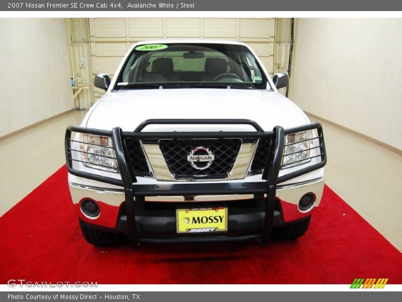 Avalanche White / Steel 2007 Nissan Frontier SE Crew Cab 4x4