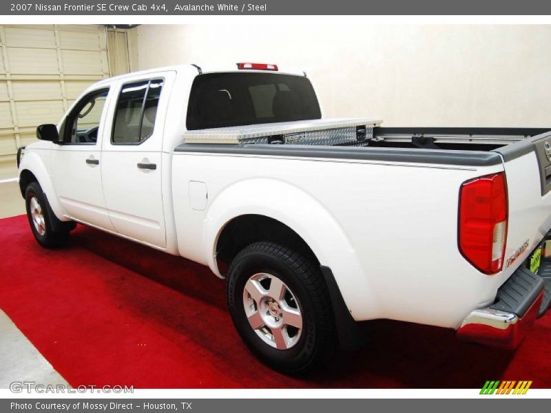 Avalanche White / Steel 2007 Nissan Frontier SE Crew Cab 4x4