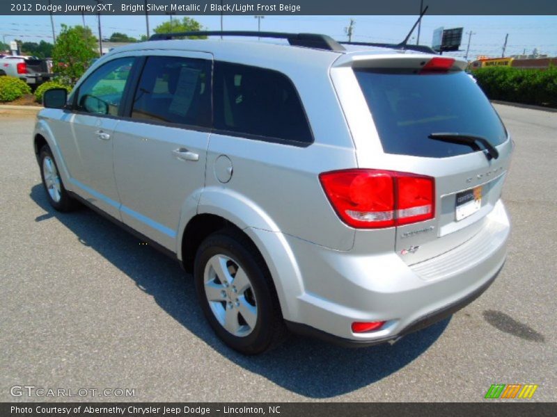 Bright Silver Metallic / Black/Light Frost Beige 2012 Dodge Journey SXT