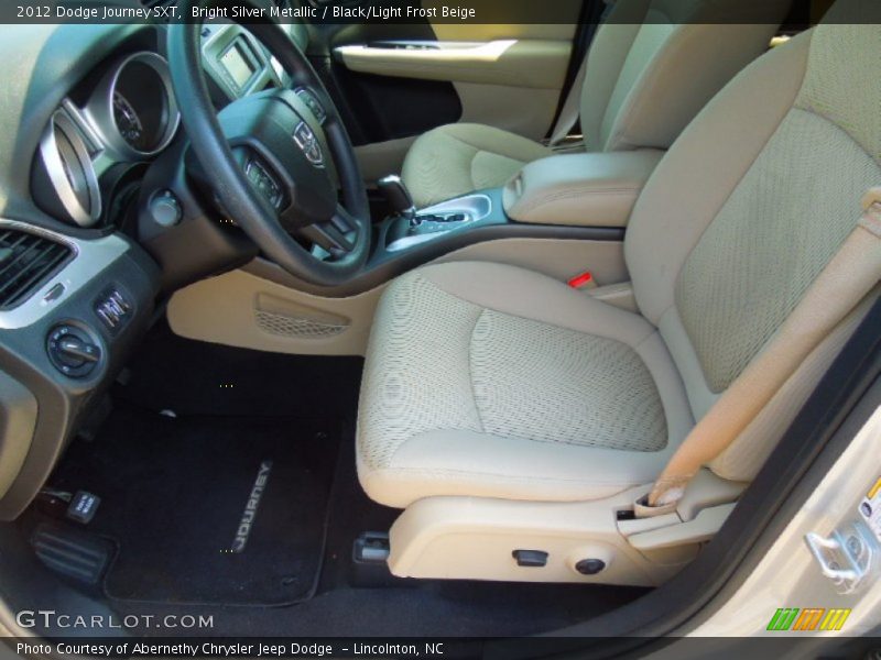 Bright Silver Metallic / Black/Light Frost Beige 2012 Dodge Journey SXT