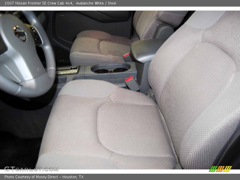 Avalanche White / Steel 2007 Nissan Frontier SE Crew Cab 4x4