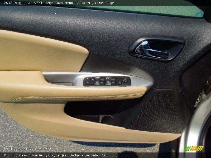 Bright Silver Metallic / Black/Light Frost Beige 2012 Dodge Journey SXT