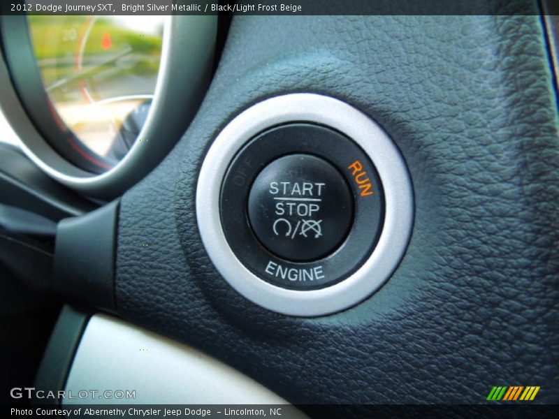 Bright Silver Metallic / Black/Light Frost Beige 2012 Dodge Journey SXT