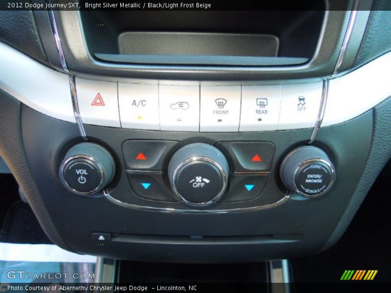 Bright Silver Metallic / Black/Light Frost Beige 2012 Dodge Journey SXT