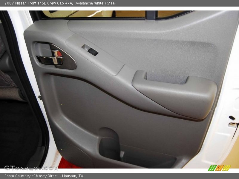 Avalanche White / Steel 2007 Nissan Frontier SE Crew Cab 4x4