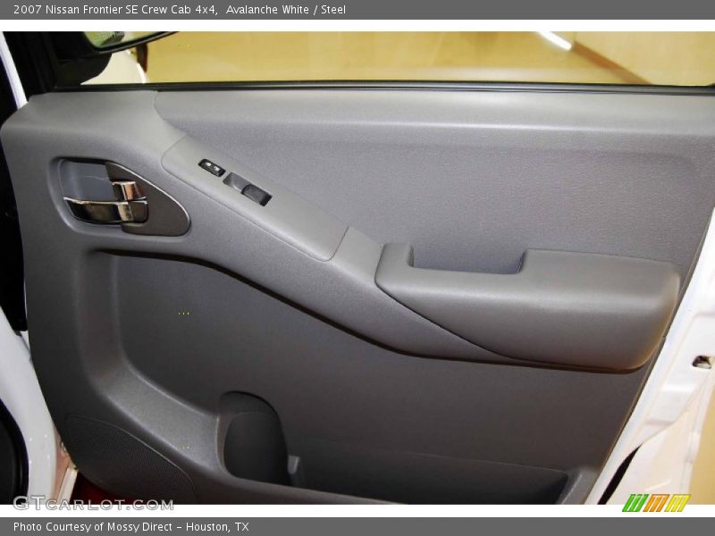 Avalanche White / Steel 2007 Nissan Frontier SE Crew Cab 4x4