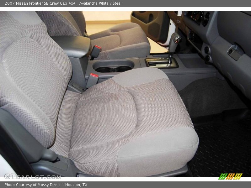 Avalanche White / Steel 2007 Nissan Frontier SE Crew Cab 4x4