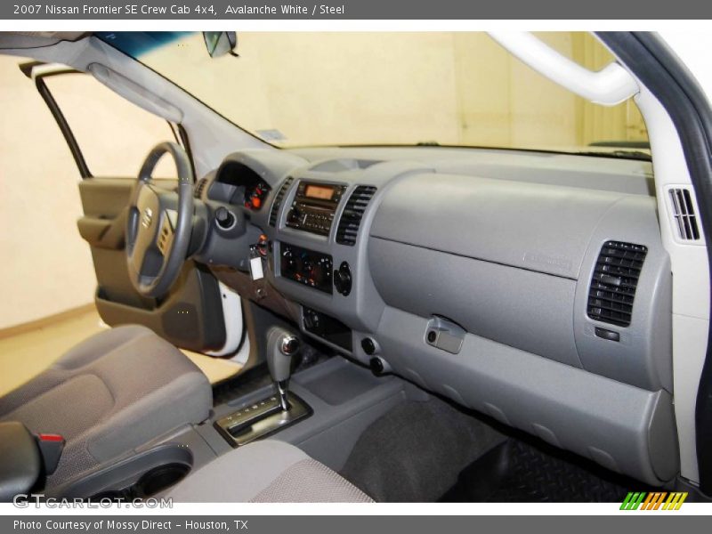 Avalanche White / Steel 2007 Nissan Frontier SE Crew Cab 4x4