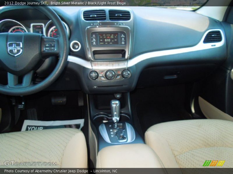 Bright Silver Metallic / Black/Light Frost Beige 2012 Dodge Journey SXT