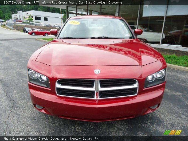Inferno Red Crystal Pearl / Dark Slate Gray/Light Graystone 2007 Dodge Charger R/T