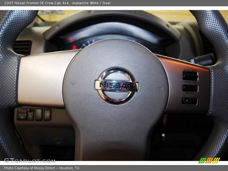 Avalanche White / Steel 2007 Nissan Frontier SE Crew Cab 4x4