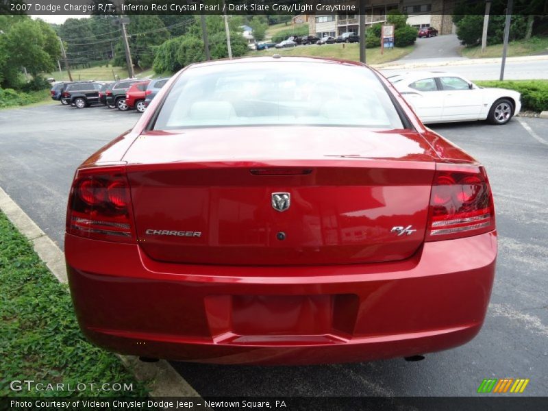 Inferno Red Crystal Pearl / Dark Slate Gray/Light Graystone 2007 Dodge Charger R/T