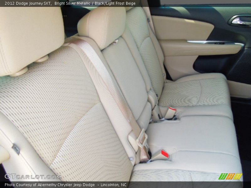Bright Silver Metallic / Black/Light Frost Beige 2012 Dodge Journey SXT
