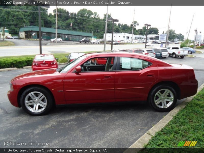 Inferno Red Crystal Pearl / Dark Slate Gray/Light Graystone 2007 Dodge Charger R/T