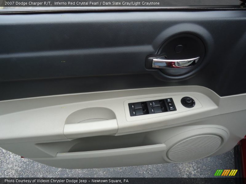 Inferno Red Crystal Pearl / Dark Slate Gray/Light Graystone 2007 Dodge Charger R/T