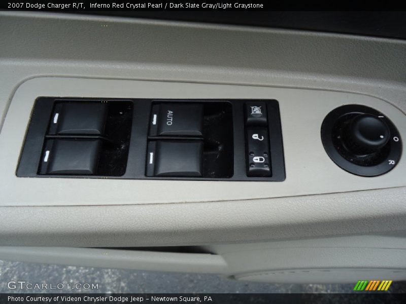 Inferno Red Crystal Pearl / Dark Slate Gray/Light Graystone 2007 Dodge Charger R/T