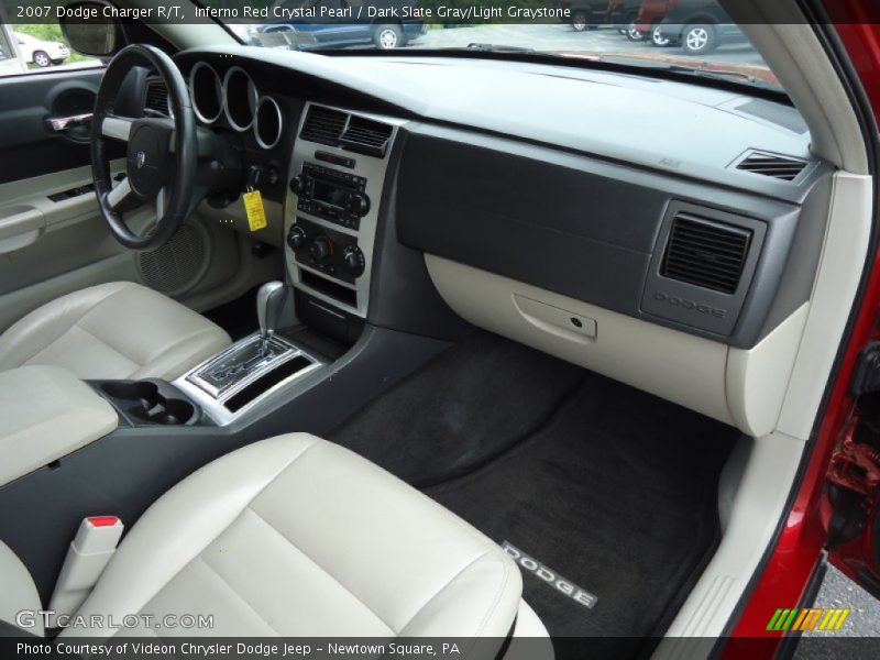 Inferno Red Crystal Pearl / Dark Slate Gray/Light Graystone 2007 Dodge Charger R/T