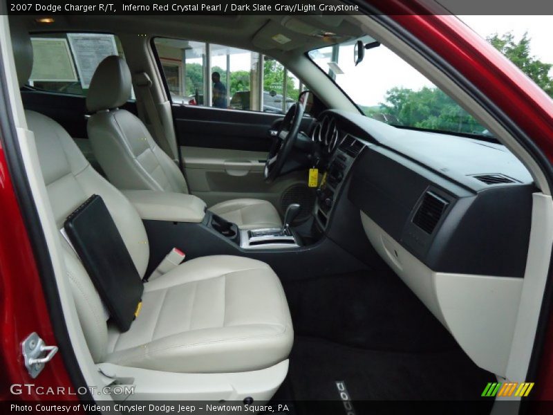 Inferno Red Crystal Pearl / Dark Slate Gray/Light Graystone 2007 Dodge Charger R/T