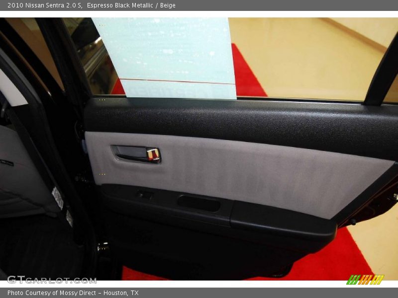 Espresso Black Metallic / Beige 2010 Nissan Sentra 2.0 S