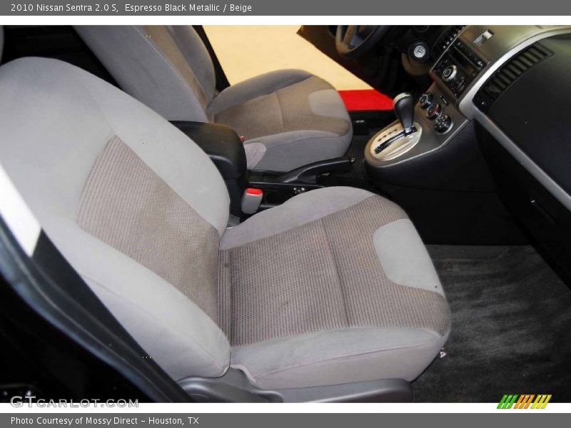 Espresso Black Metallic / Beige 2010 Nissan Sentra 2.0 S