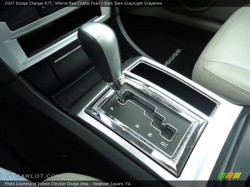Inferno Red Crystal Pearl / Dark Slate Gray/Light Graystone 2007 Dodge Charger R/T