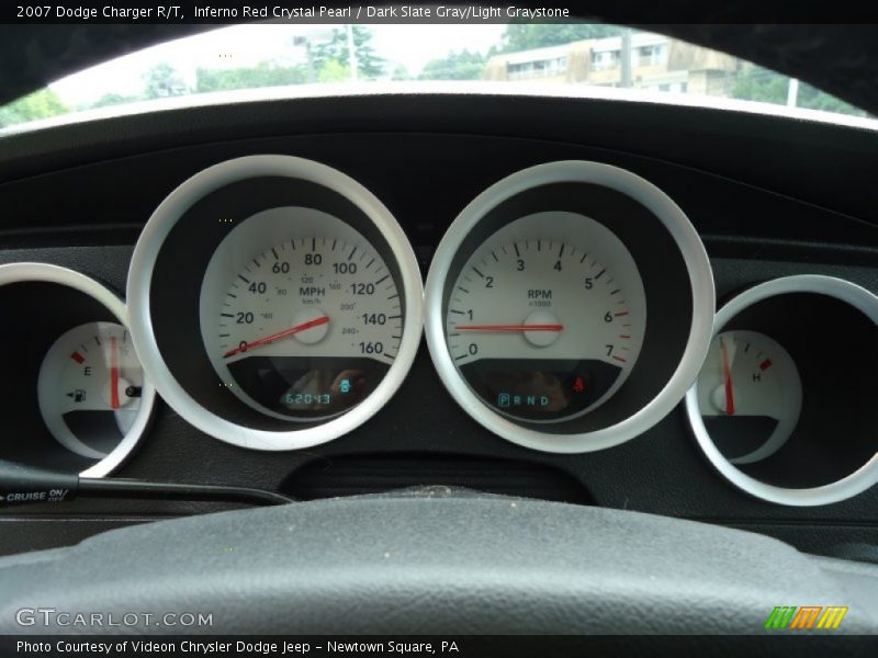 Inferno Red Crystal Pearl / Dark Slate Gray/Light Graystone 2007 Dodge Charger R/T