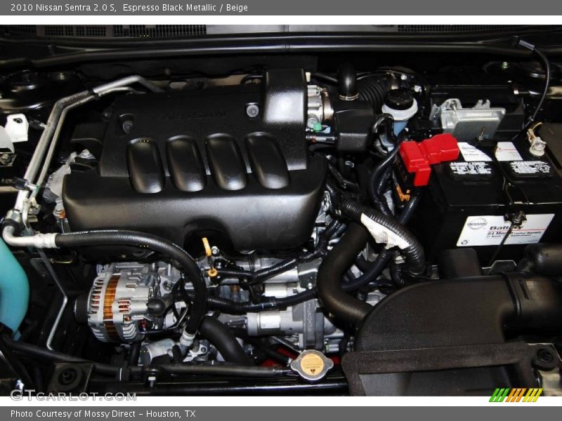 Espresso Black Metallic / Beige 2010 Nissan Sentra 2.0 S