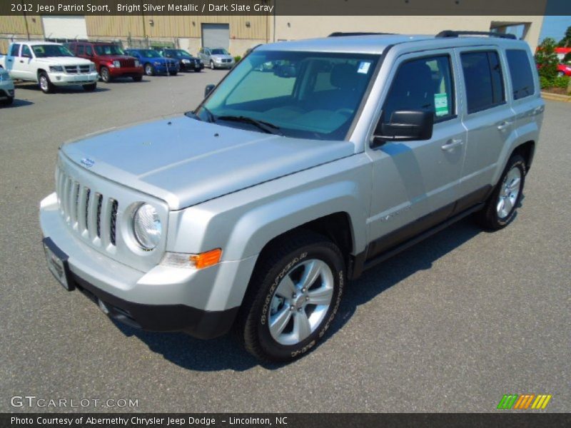 Bright Silver Metallic / Dark Slate Gray 2012 Jeep Patriot Sport