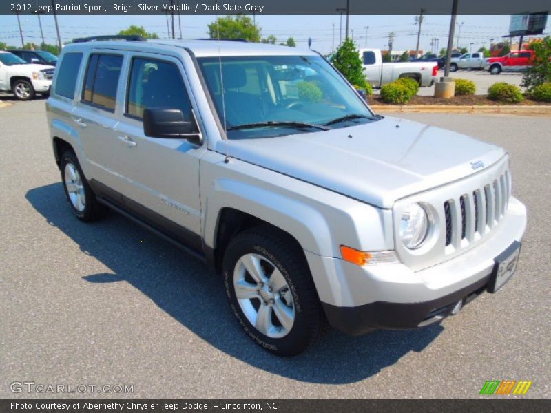 Bright Silver Metallic / Dark Slate Gray 2012 Jeep Patriot Sport